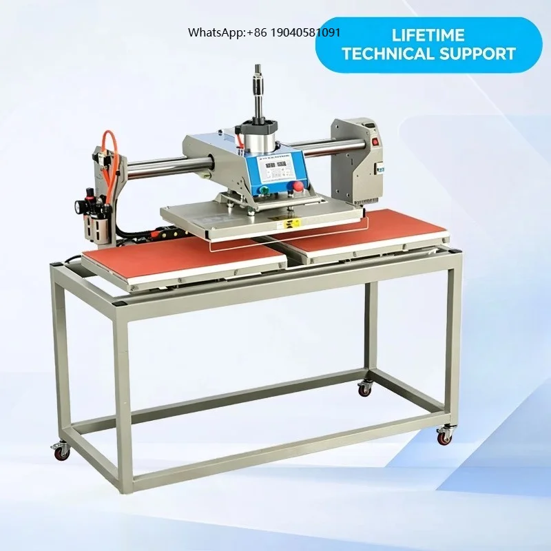 Automatic Pneumatic New Hot Stamping & Leather Logo Heat Press Embossing Heat Transfer Printing Machine Model DS-2B460E