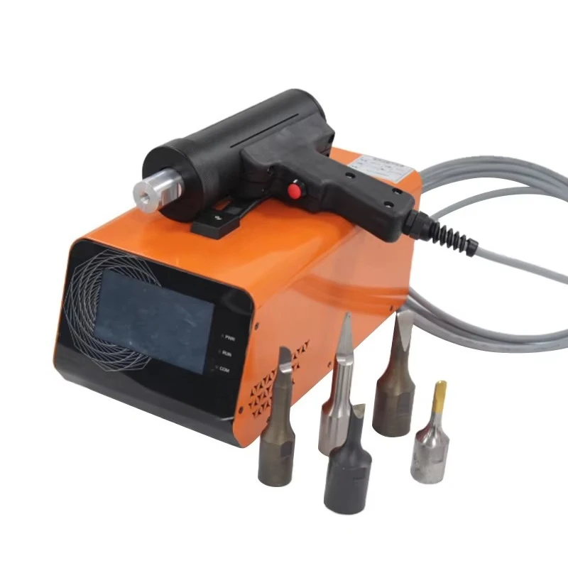 High-speed manual ultrasonic cloth cutting machine for textile fabric industry