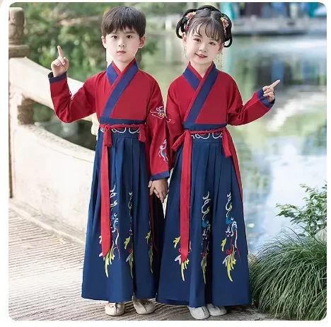 

Cosplay Boy Hanfu Halloween Baby Chinese Traditional Dress Show Kids Costume Children Clothes Casual Girls Dresses Vestido Robe