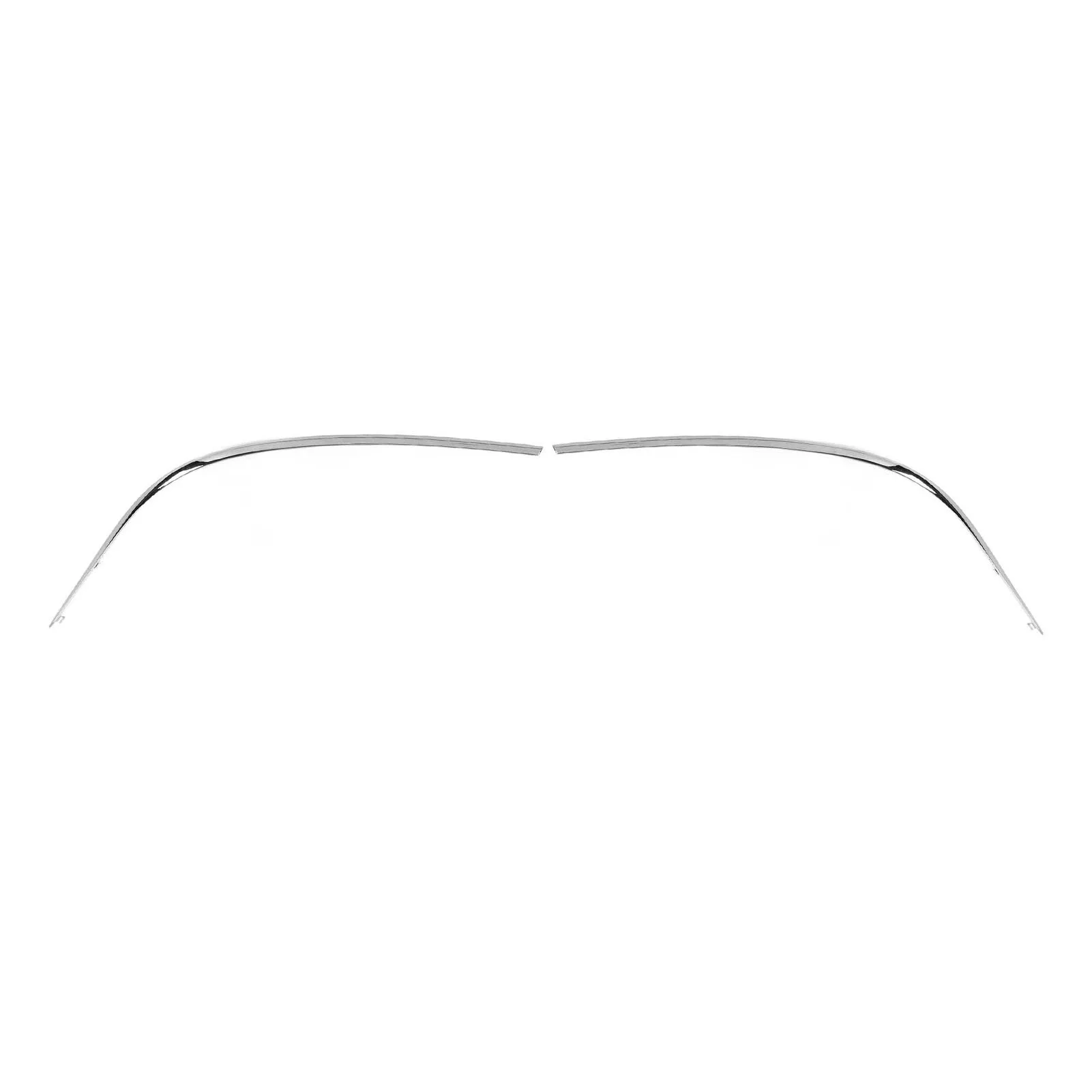 

1 Set Front Bumper Lower Chrome Trim 2218850121 - Outer Molding Trim Replacement for BENZ S350 S400 S550 S600 - Durable