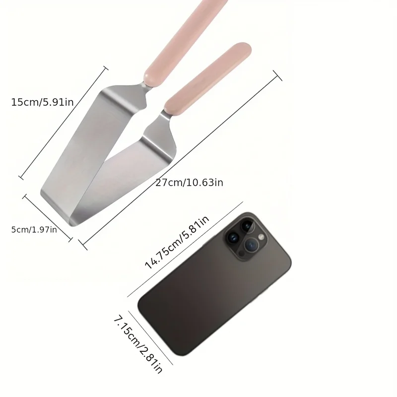 ​ ​ Professioneller Geburtstagskuchen-Schneider – mühelos geschnittene perfekte Keile für Weihnachtsfeiern – kommt mit einem Server für saubere Teilen ​