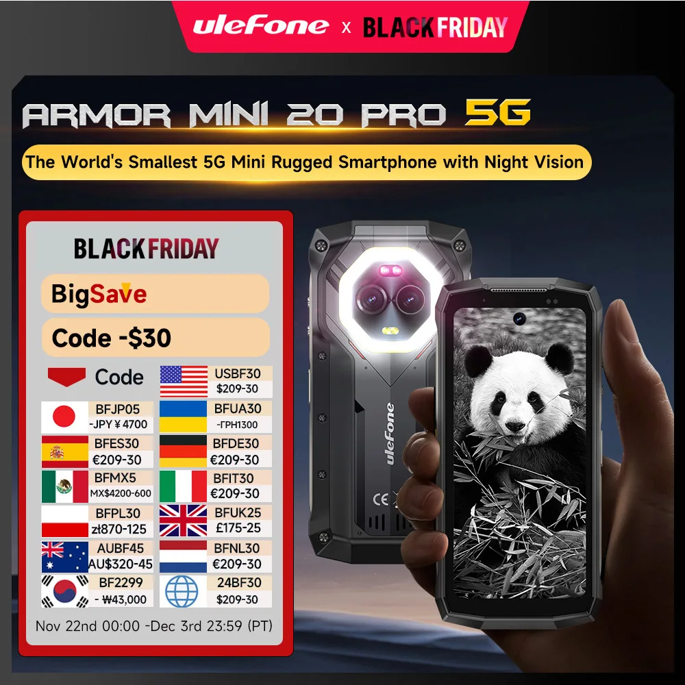 【World Premiere】Ulefone Armor Mini 20 Pro 5G 4.7