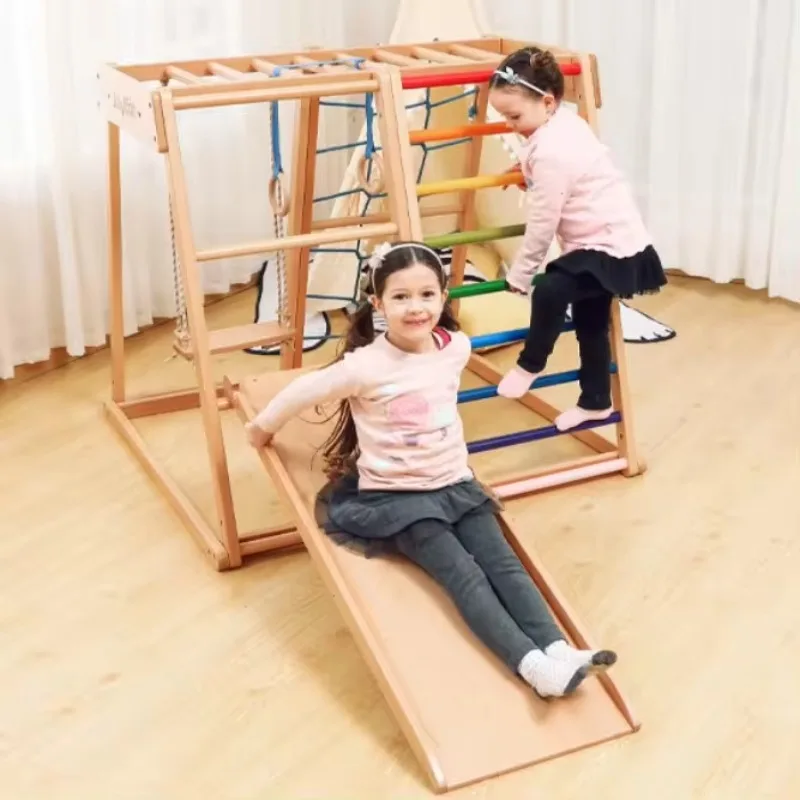 

Wooden Baby Climbing Frame Baby Play Toys Toddlers' Playground