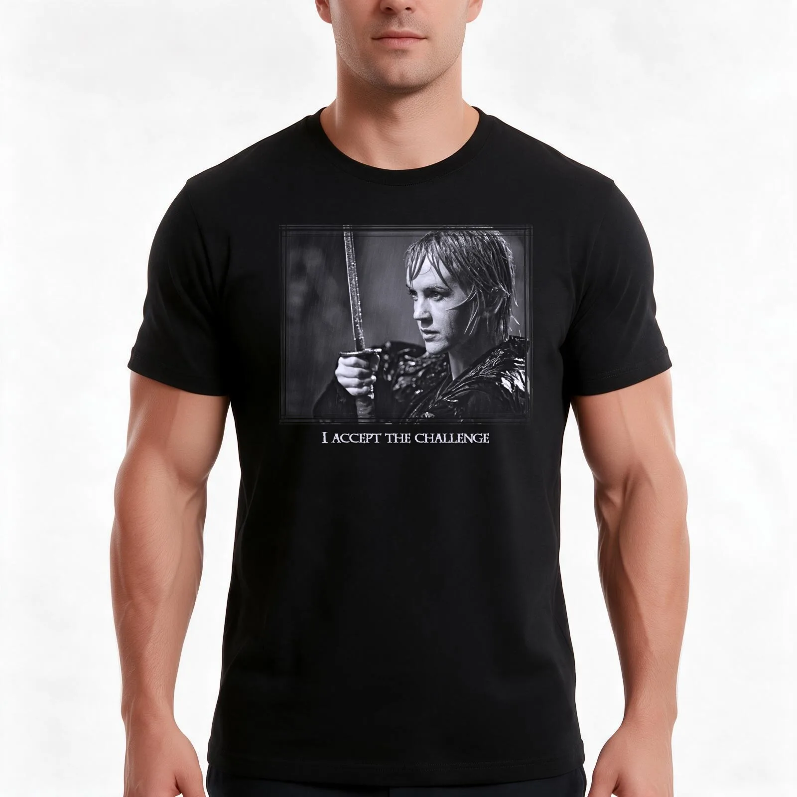 Xena - Gabrielle's challenge T-Shirt, Summer Casual Cotton Tee, Oversized Streetwear Tops, Vintage Graphic Print, 100% Cotton