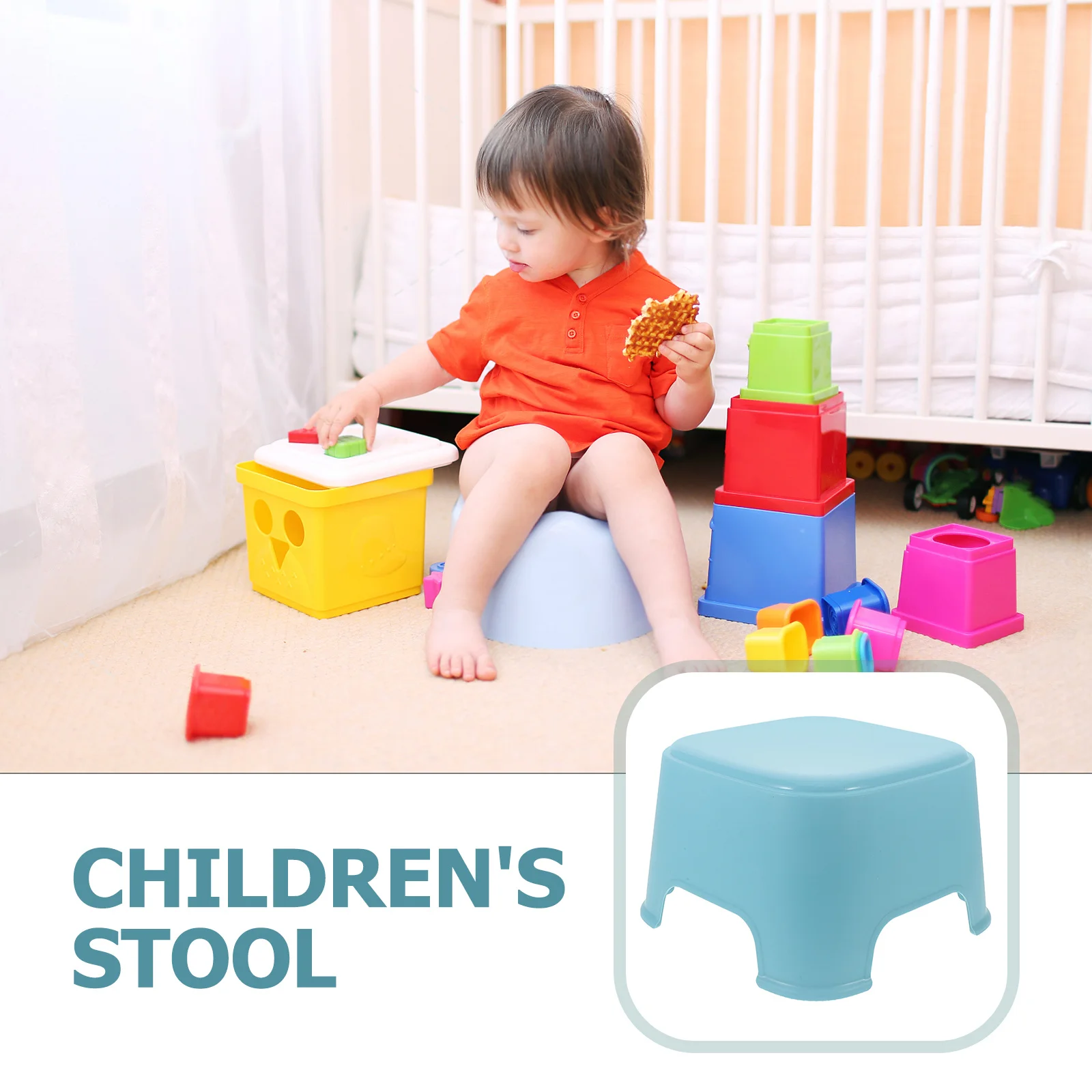 Minimalist Anti Slip Plastic Step For Bathroom Shower Kitchen Home Use Step Stool Small Foot Stool