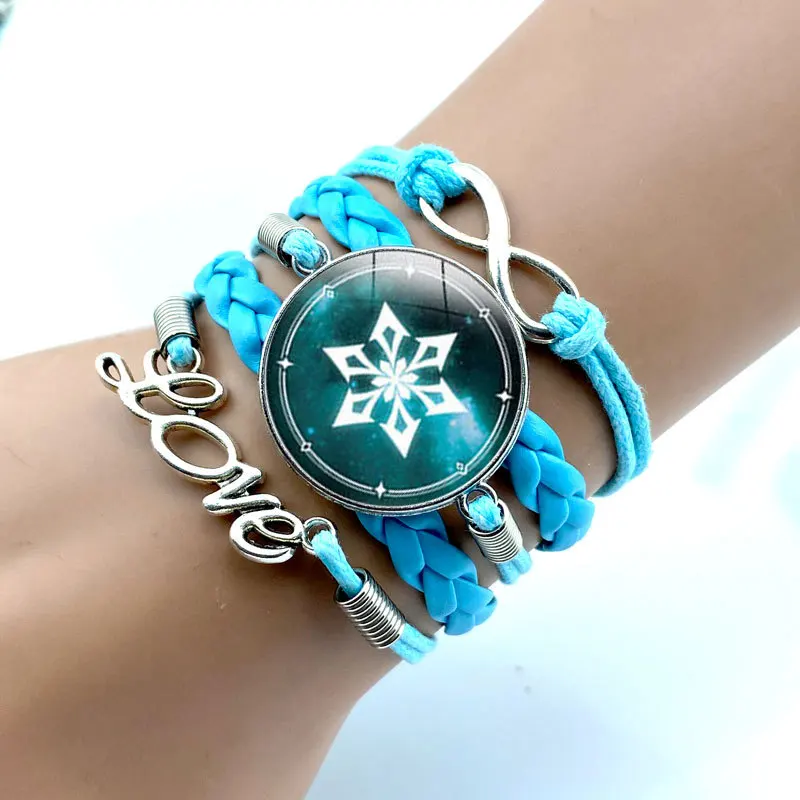 Genshin Impact Cosplay Armband Anime 7 Elemente Handstrickarmbänder Liebhaber Weihnachtsgeschenke – Detail 7