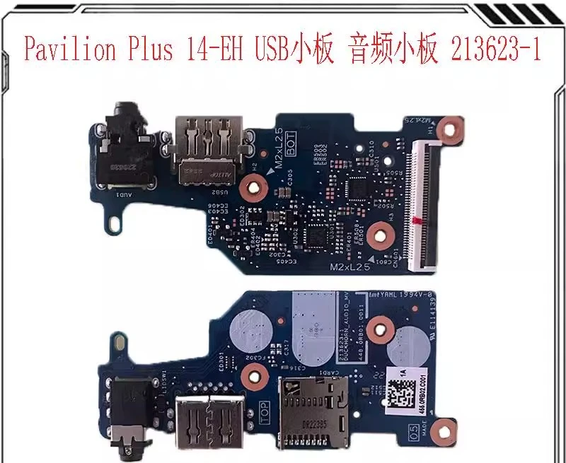 For  HP/HP Pavilion Plus 14-EH 213623-1 USB Small Board, Audio Small Board