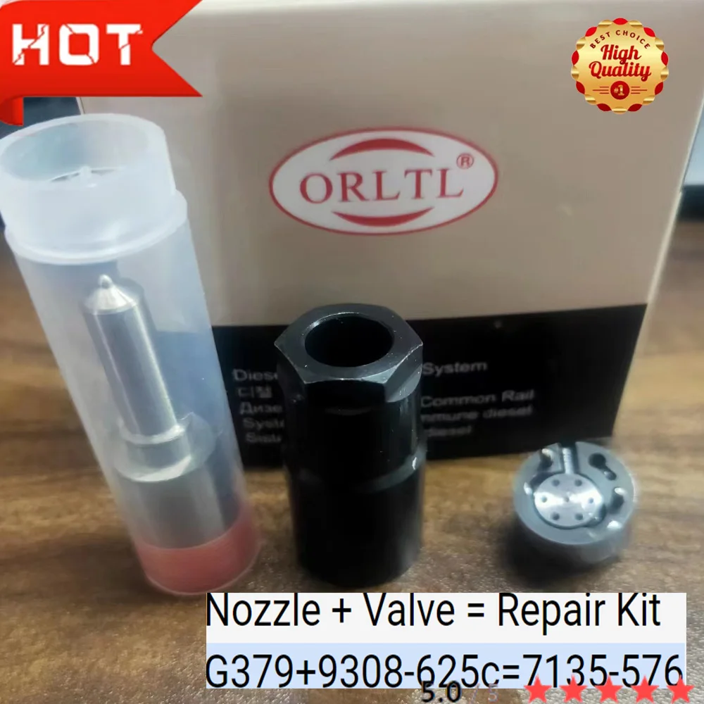 REPAIR KITS 7135-576 NOZZLE L379PBD L379PRD G379 H379 FOR HYUNDAI 28236381 33800 4A700 EURO 5 33800-4A700 VALVE 9308-625C