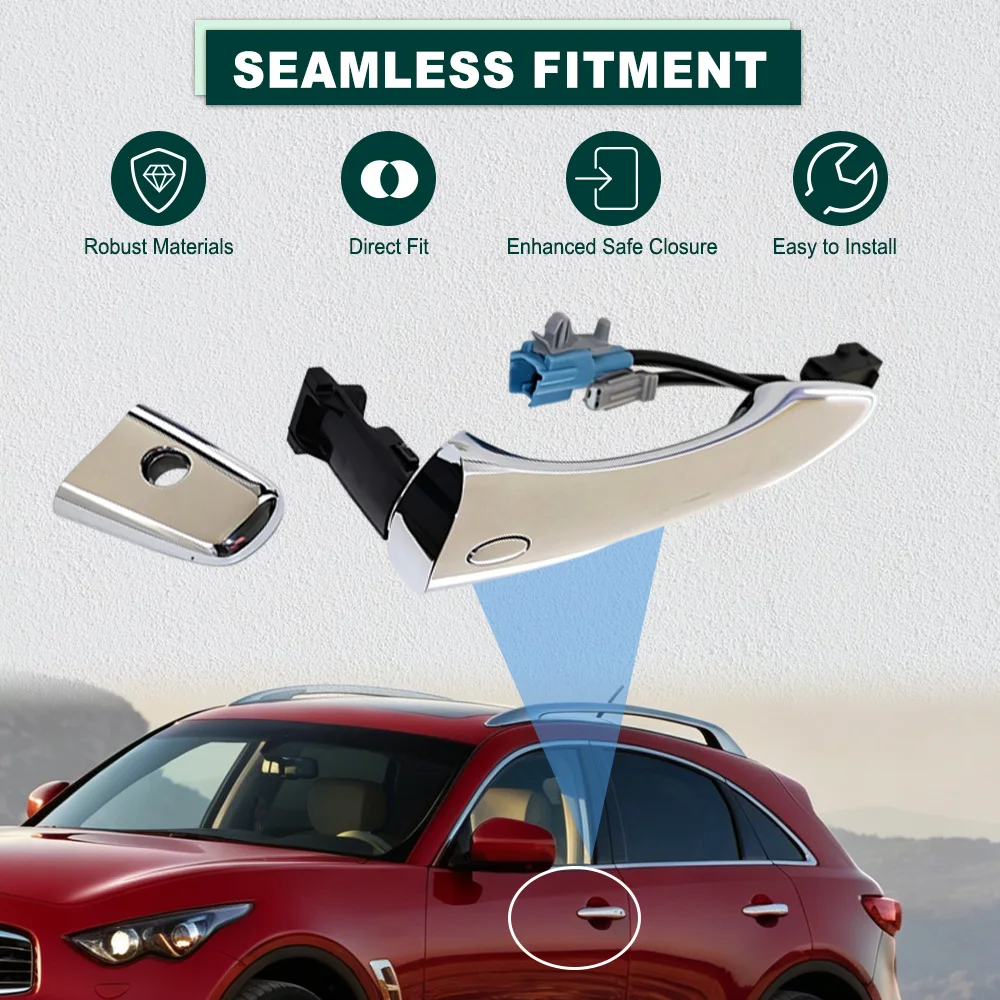 

Exterior Door Handle with Sensor Front Left/Right for Infiniti FX37 QX60 QX80 QX50 QX70 for Nissan Armada 80641-1BA0A
