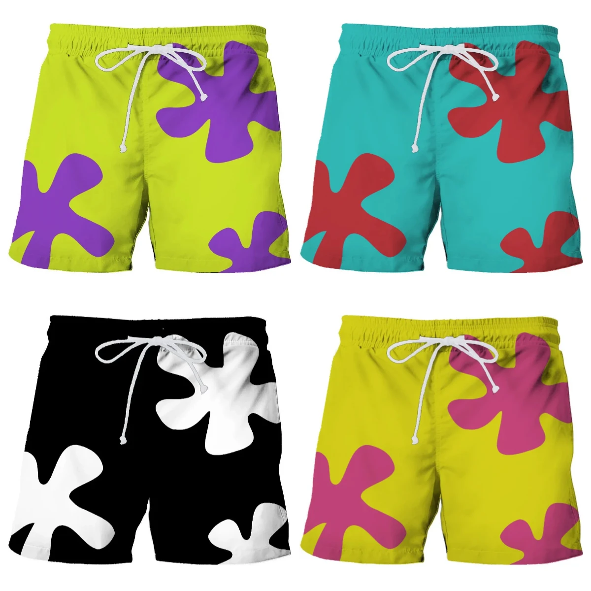 

Лето 2025 г., хит продаж, новые модные трендовые мужские шорты с 3D принтом, уличные повседневные уличные дышащие быстросохнущие шорты