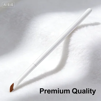 Brocha delineadora profesional ultrafina, ángulo oblicuo fino, cabeza plana, contorno suave, brochas de maquillaje para cejas, herramientas portátiles