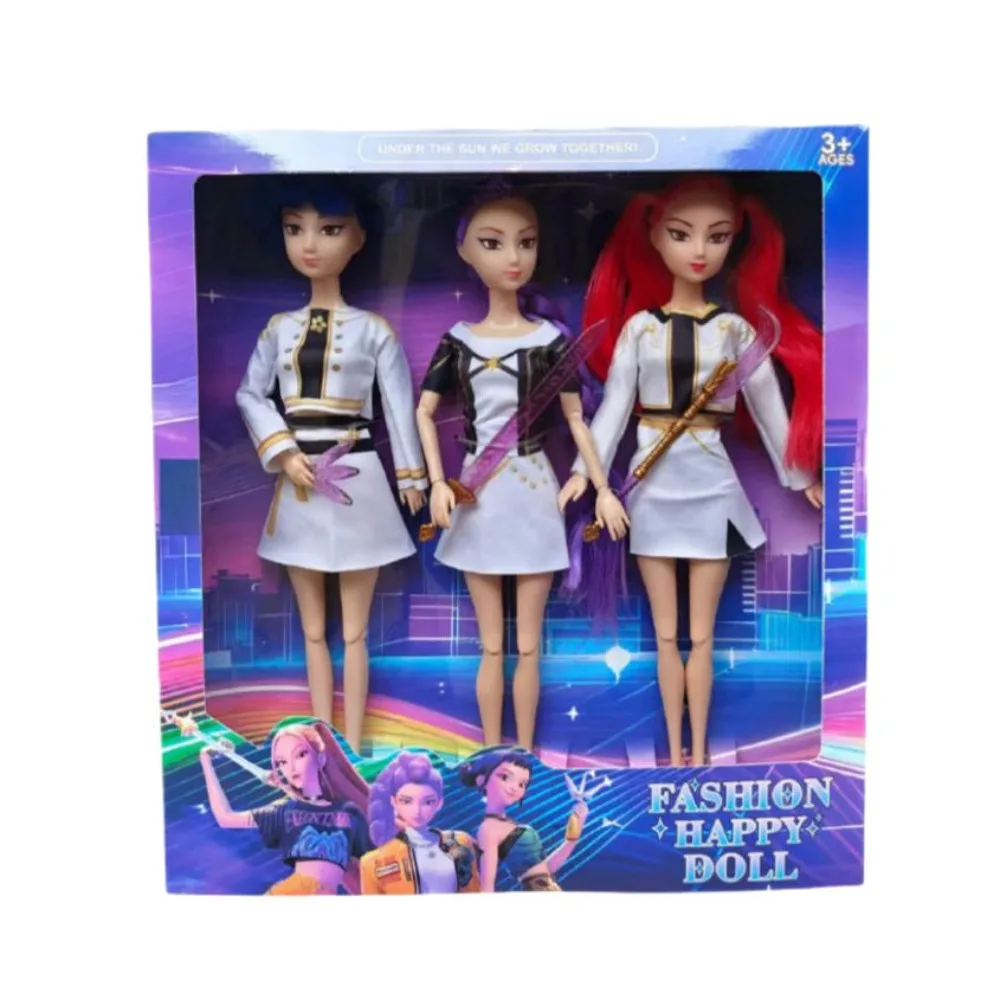 

NEW Doll Toys Kpop Demon Hunters Action Figure Toy Rumi Mira Zoey Beautiful Princess Baby Girl Dolls Plastic DIY Toy for Girls