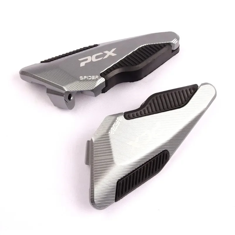 Motorcycle CNC Rear Passenger Footrest Step Scooter Pedals Foot Pegs for HONDA PCX 125 160 2018-2021 Models