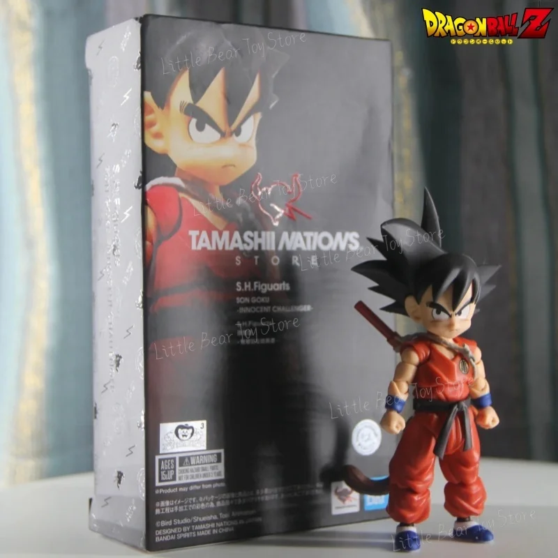 Original Shf Innocent Challenger Son Goku Gt Action Figure Dragon Ball Z Figures S.H.Figuarts Pvc Model Anime Figure Toys Gifts