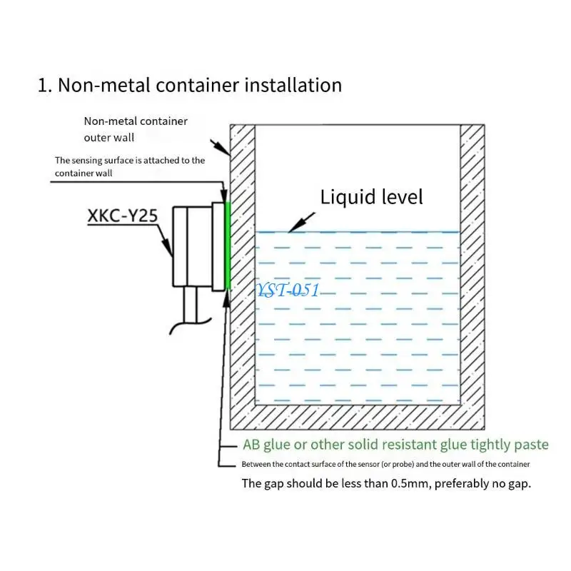 

E15A Liquid Level Switches Detector Water Non Contact Type AC110-220V