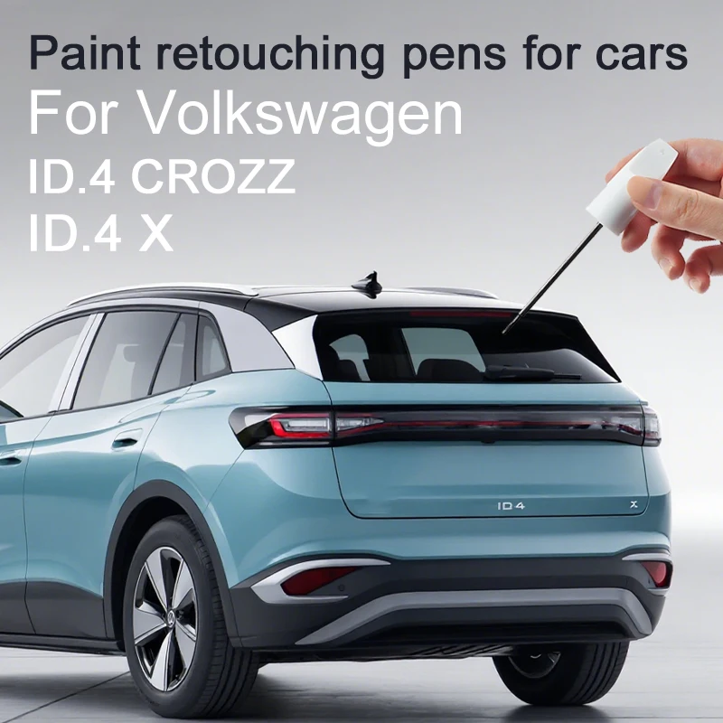For Volkswagen ID4 X ID.4 CROZZ Car Touch Up Paint Scratch Removal Repair Paint Car Paint Protection Clear Coat Pen Grey LA7C