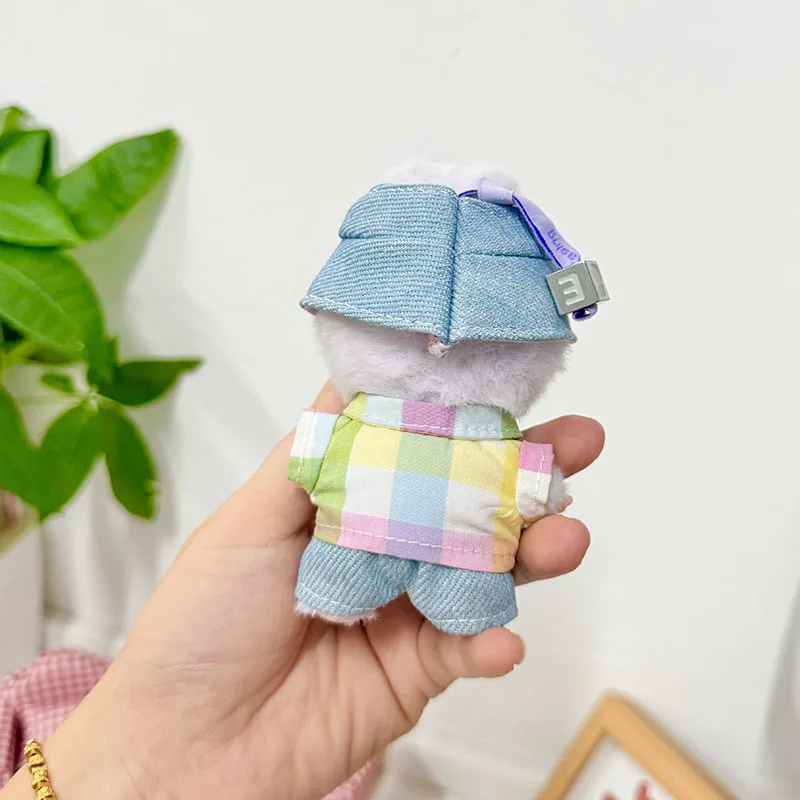 2025 heißer Verkauf Mode Labubu Mini Puppe Kleidung Nette Tangge Monogatari Set Anhänger Kleidung Hängen Zubehör mit Hut