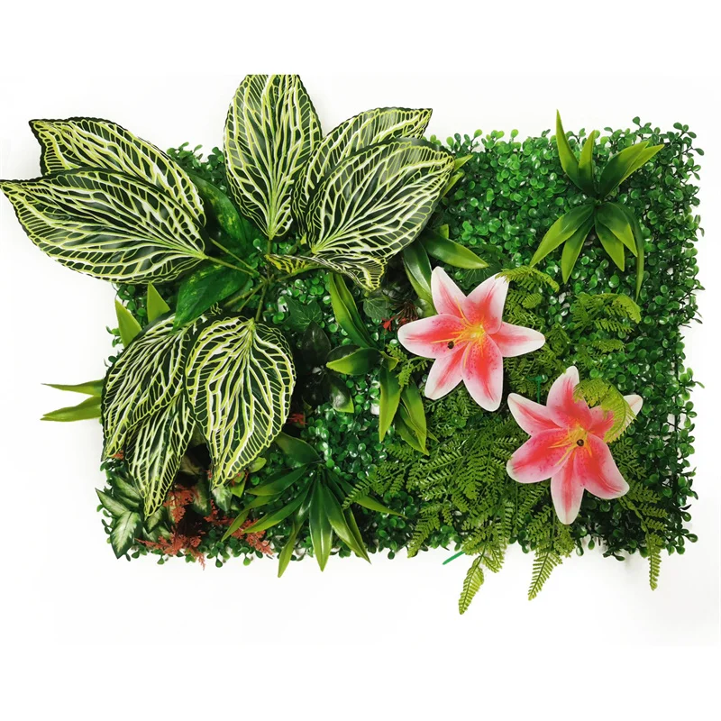 40X60CM Artificial Plant Wall Decoration Simulation Chlorophytum Pretty Comosum Grass Decoration Garden Fence Wedding Hotel Deco