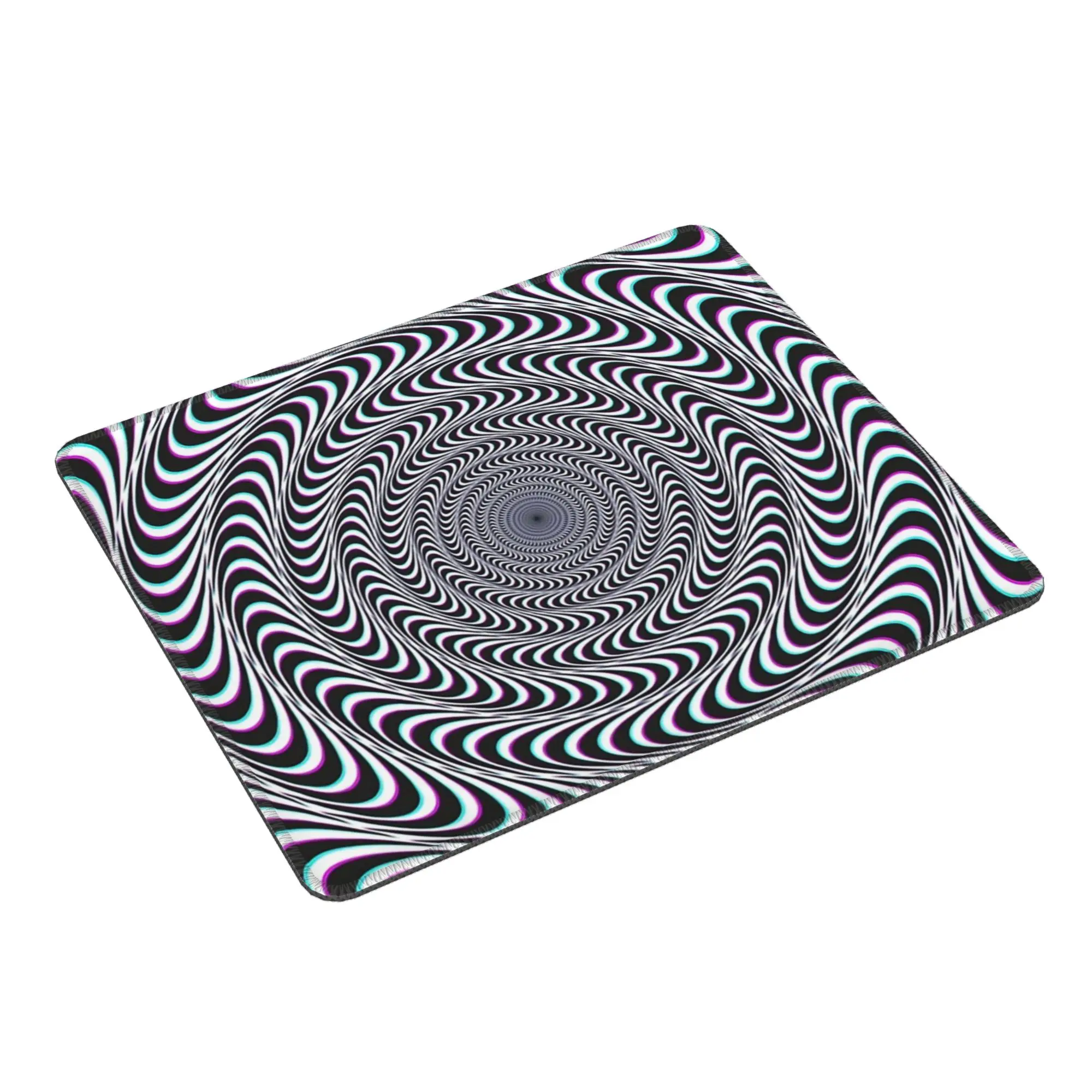 

Amazing Hypnotic Optical Illusion Hypnotic Psychedelic Spiral Mouse Pad Computer Keyboard Mouse Mat Gaming PC Laptop Desk Mat