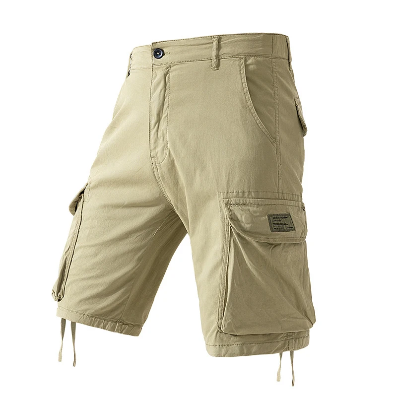 

Retro American Style Multi-Pocket Workwear Shorts Men's Summer Outdoor Sports Cool Casual Five-Quarter Length Trendy Pants