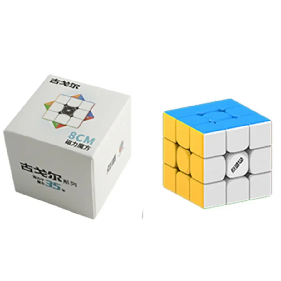Diansheng magnético 3x3 cubo mágico tamanho 7cm 8cm 9cm 10cm quebra-cabeça profissional cubo mágico brinquedos aniversário presentes de natal para crianças