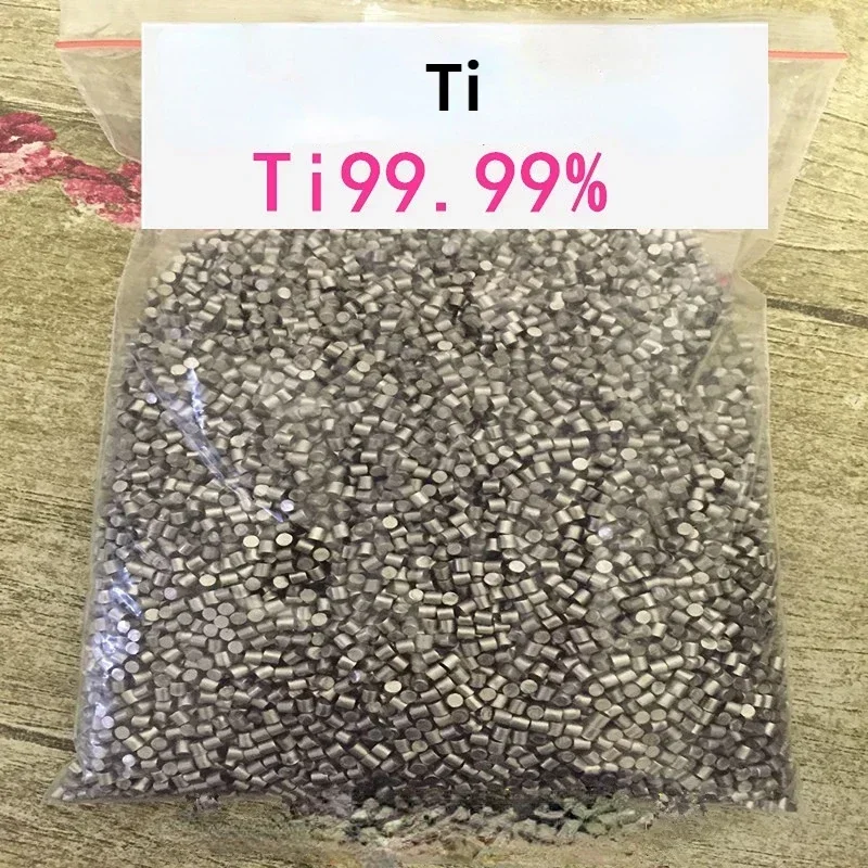 Titanium Block 100g 500g 1000g Titanium Particles Metal Titanium Grains Ti 99.99% for Scientific Research