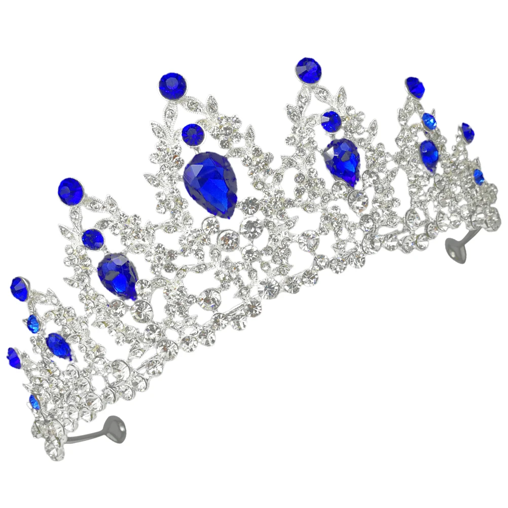 

Bridal Wedding Crown Rhinestone Tiara Lightweight Durable Hair Jewelry for Bride Women Girls Party Use Bride Crown