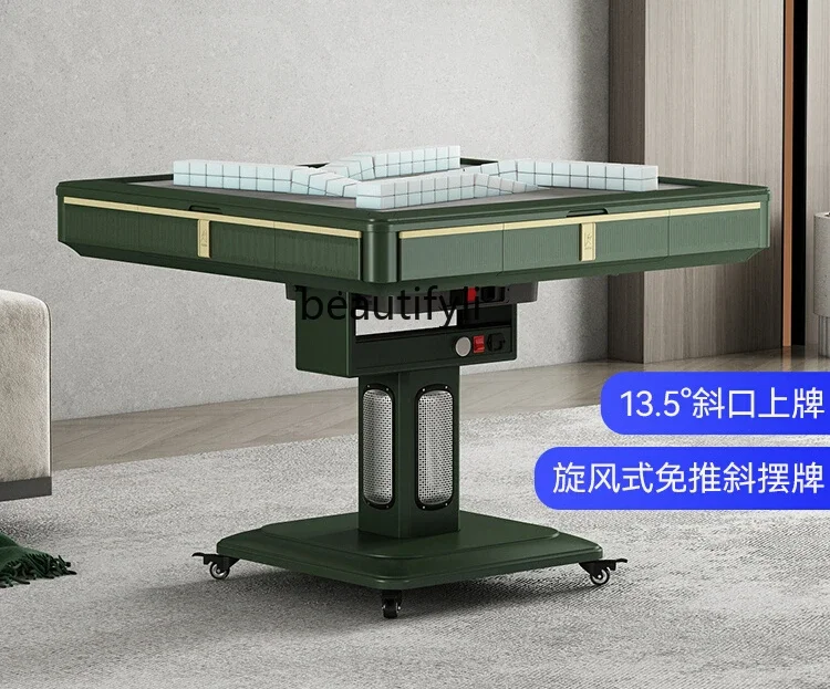 Roller coaster mahjong machine, automatic household mahjong table, dual-purpose dining table, home