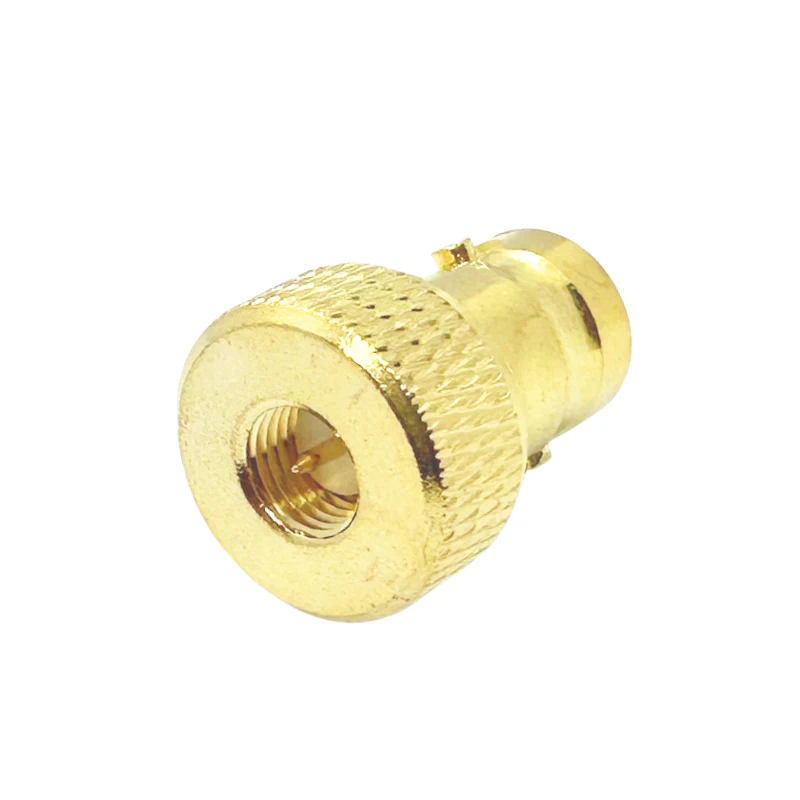 SMA Male to BNC Female Gold Plated RF Coax Connector for Two Way Radio Walkie Talkie Coaxial Disc Adapter