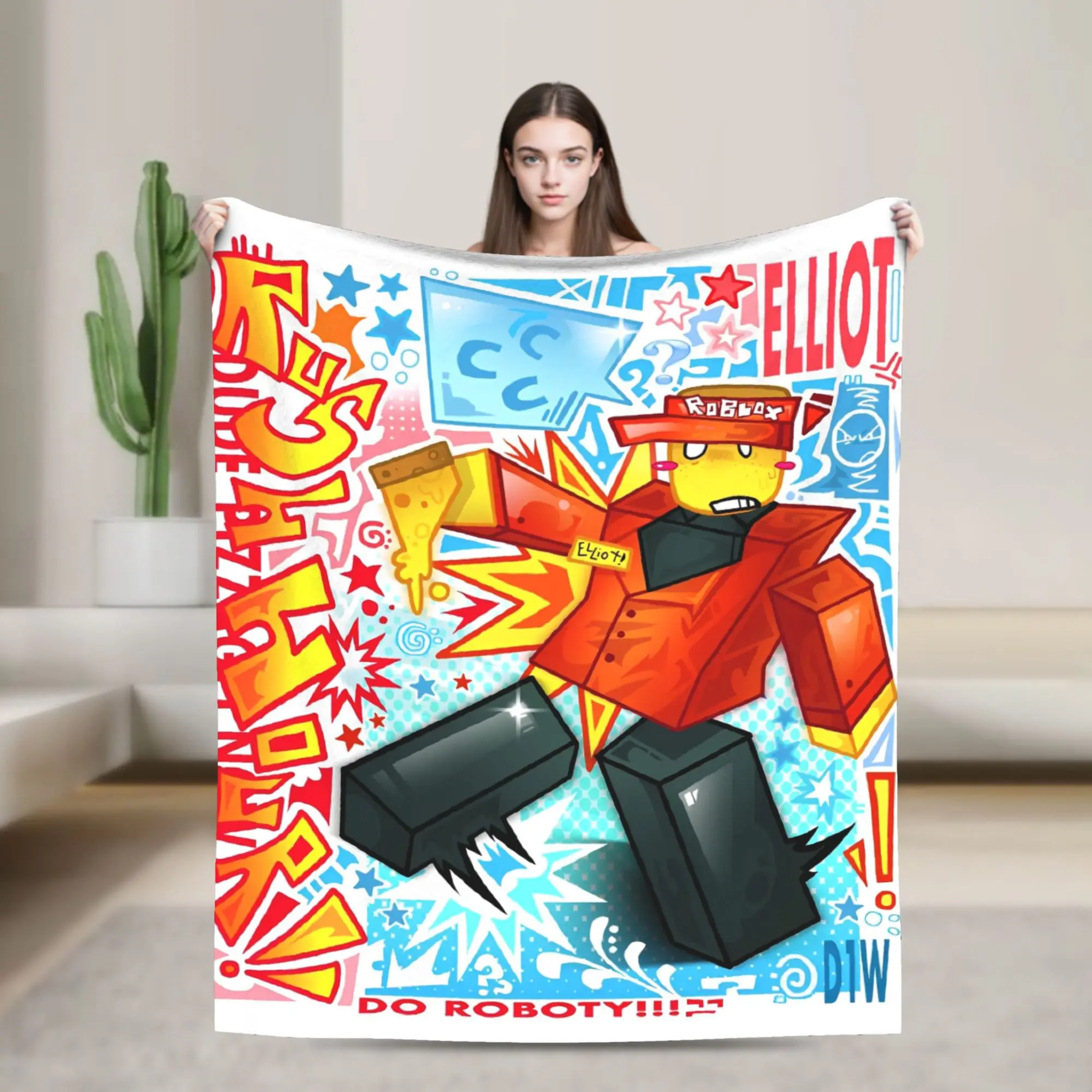 

Forsakens Cartoon Games Knitted Blanket Fuzzy Throw Blankets Summer Air Conditioning Printed Soft Warm Bedspreads,