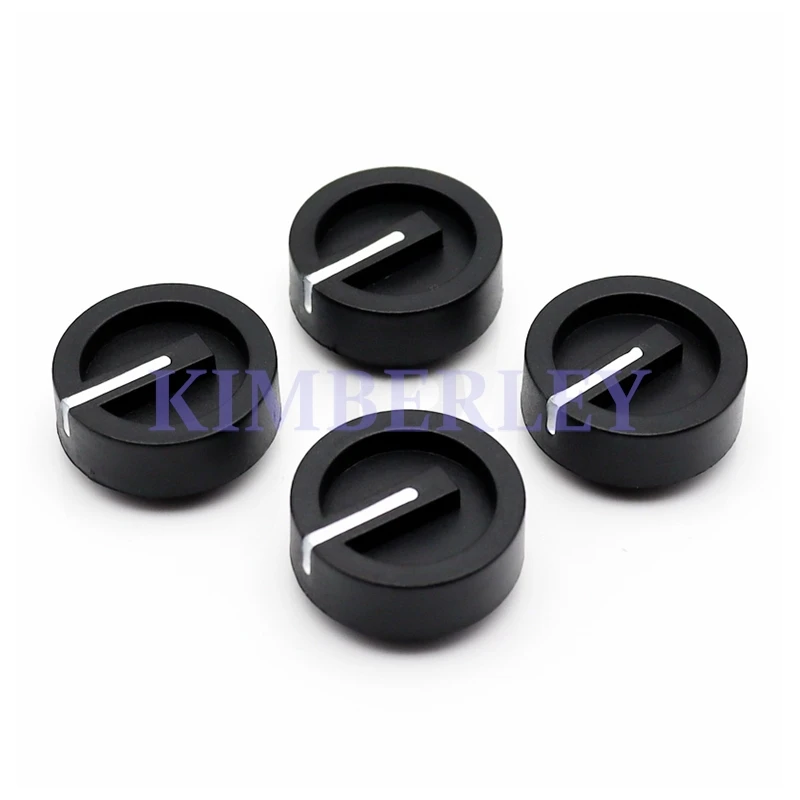 10PCS A Word Indicating Knob Cap Plastic Knob Plum Shaft Potentiometer Knob Encoder Switch Cap Aperture 6MM