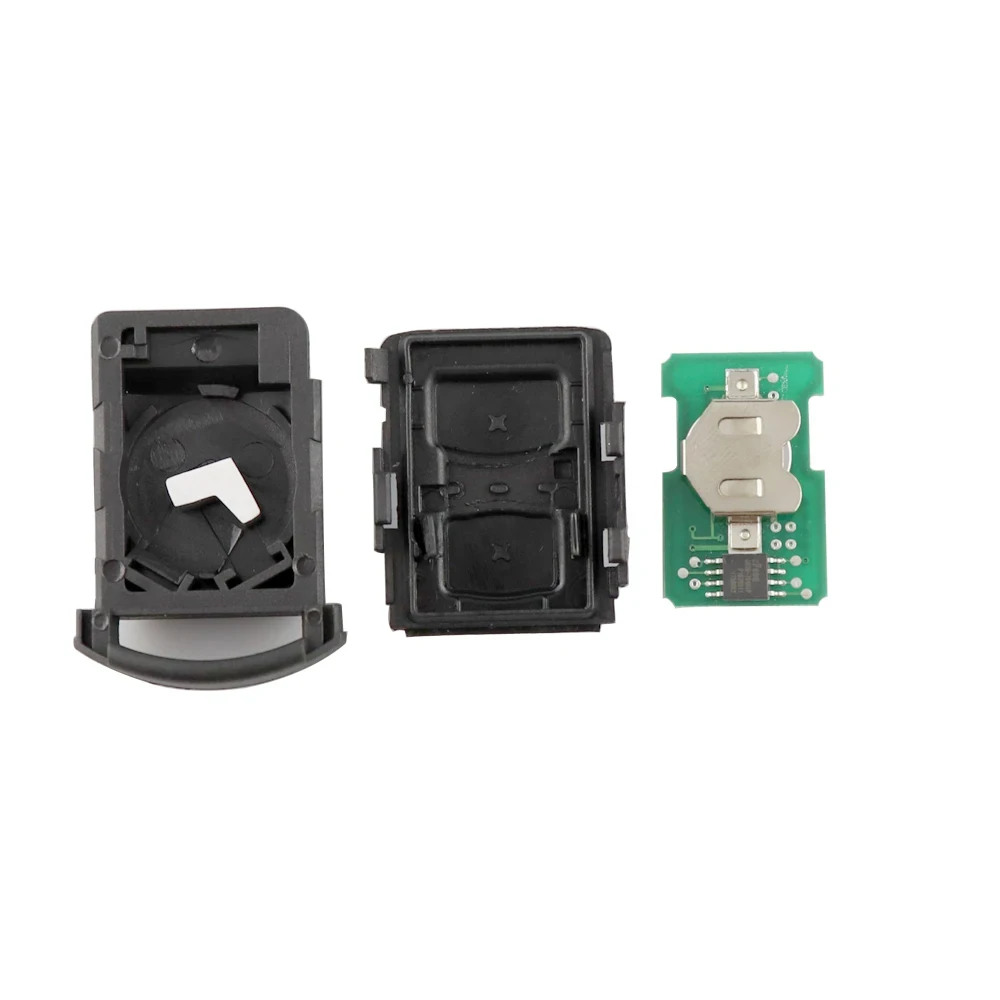 2 أزرار مفتاح السيارة عن بعد لأوبل فوكسهول كورسا C كومبو فان تيجرا B ميريفا أسترا H J G D 2001-2004 433MHZ 5WK48668 HU43 شفرة