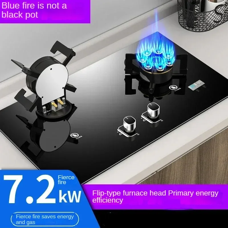 

Газовая плита, двойная плита, бытовая встраиваемая настольная плита с природным газом, сжиженный газ, жестокая пожарная плита, новый стиль