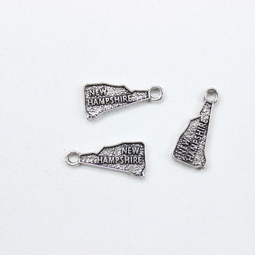10Pcs/ Charm Map For Each Country For Earring Bracelet Key Chain Diy Jewelry Making Finddings Accessories