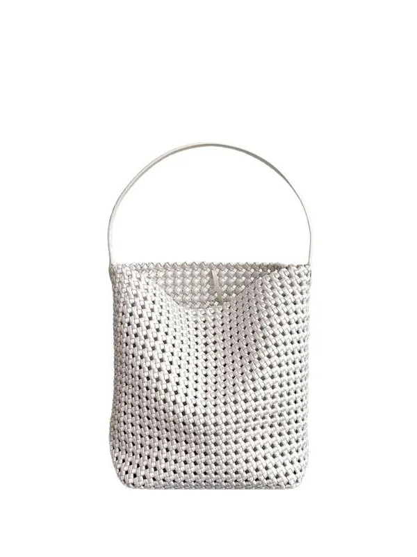 High Quality Handcrafted Leather Bucket Bag Underarm Style Mother Daughter Shoulder Bag Fashion Luxury Lightweight 2025 New