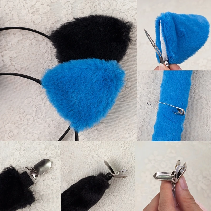 652 أزياء القطط الهالوين للأطفال الصغار ملحقات الأزياء الحيوانية