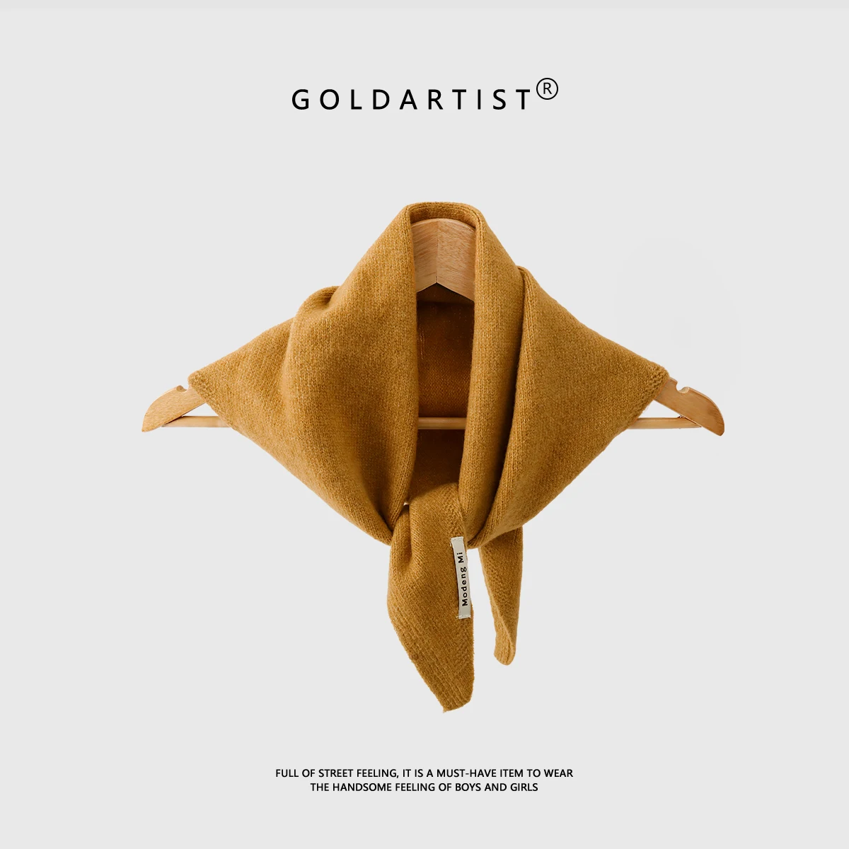 Syal Segitiga Kasmir Wanita 2025 Baru Musim Gugur dan Musim Dingin Jilbab Pelindung Leher Syal Rajutan Serbaguna