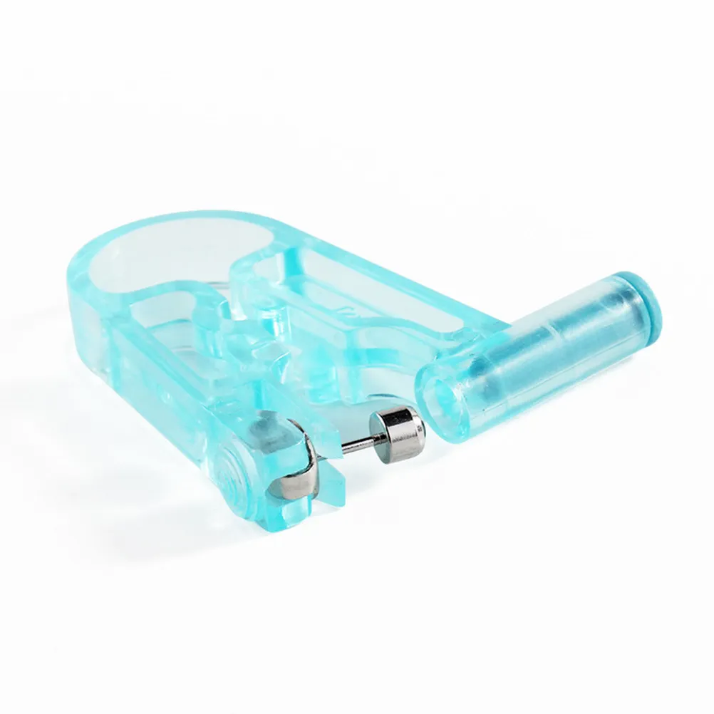 5Pcs Disposable Ear Piercing Gun Professional Sterile Safety Nose Nostril Pierced Tool Kit for Home and Salon Use