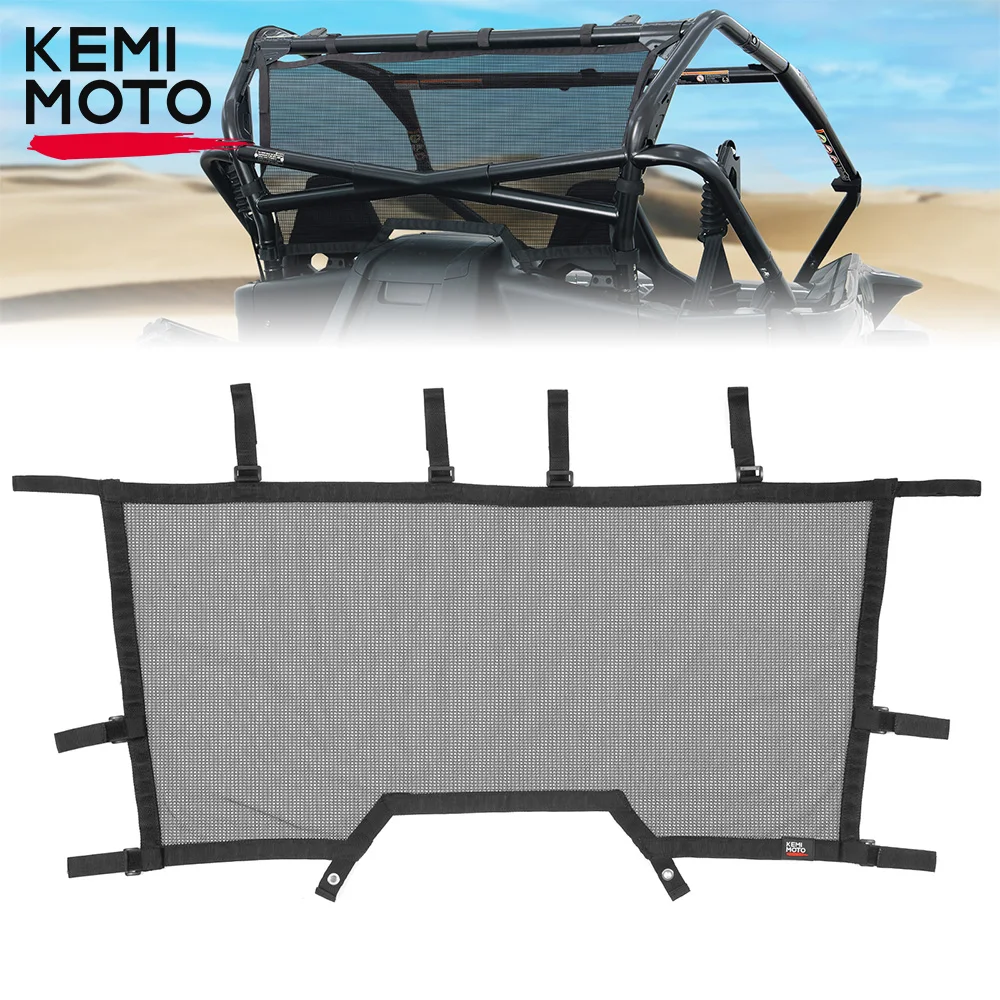 

KEMIMOTO UTV Rear Window Nets for Cfmoto for CF MOTO ZForce 1000 Sport 950 SPORT HO EX 2020-2024 Soft Windshield Sun Shade Mesh