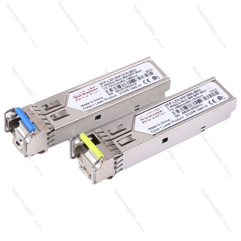 1,25G Gigabit SFP одномодовый одноволоконный порт LC BIDI оптический модуль 1310/1550 одноядерный оптоволоконный модуль 3 км ~ 120 км 1490/1550