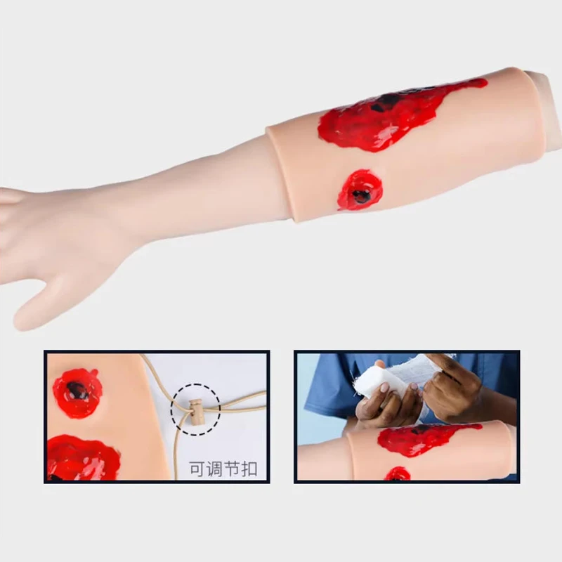 Wearable Wound Model Simulation Skin Module Trauma Model Surgical Trauma Wounds Training