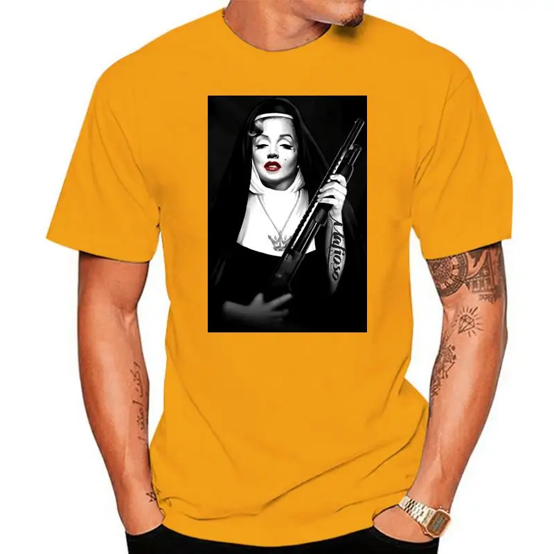 Футболка с коротким рукавом и круглым вырезом, черная Мэрилин Монро