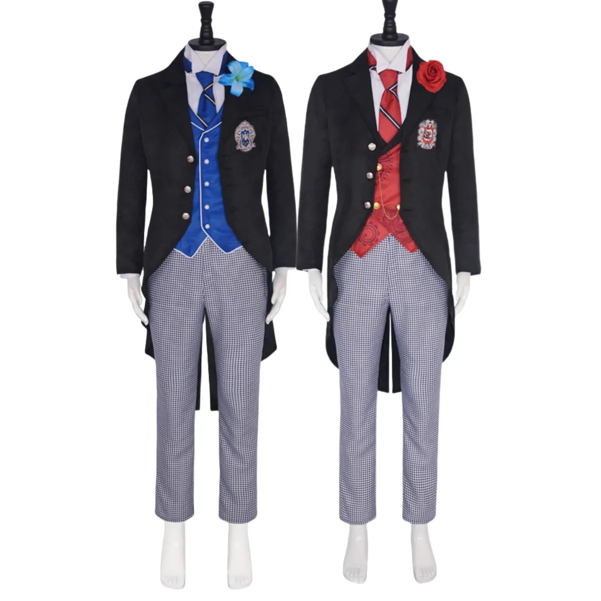 Anime Black Butler Public School Series P4 Cosplay Costume, RorLebanBurua, Edoga, Redomondo Cosplay, Uniforme, Tenues, ixd'Halloween, Trempé