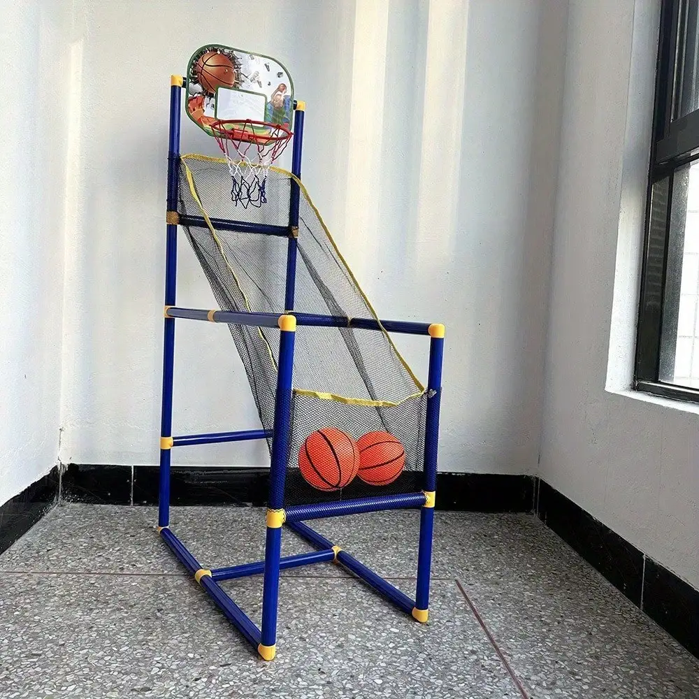 

Arcade Basketball Game Set, Indoor Outdoor Dual Play with Pump & Balls, Easy Setup, Ideal Holiday Birthday Gift for Kids