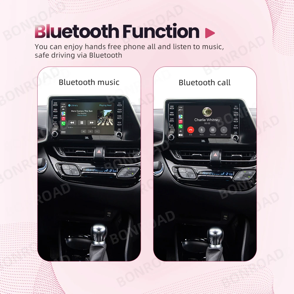Bonroad Wireless Carplay Android Auto Original Auto-Taste und Touchscreen-Steuer decoder für Toyota Touch2 & Entune 2,0 System – Detail 3