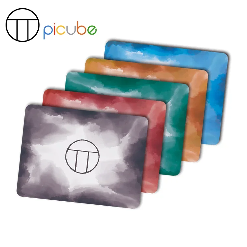 [Picube] Ink Style Cubing Mat Non-Slip Rubber Speed Cube Timer Mat Training Pad Dust-Proof Shock-Absorb Pad Accessory For Cubers
