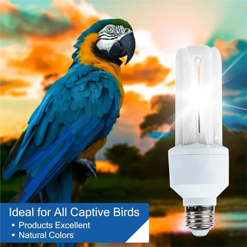 【LAST CHANCE】For Birds 2.4 UVB 20W Compact Fluorescent Lamp UVA UVB Light Bulb For All Kinds Captive - view 3
