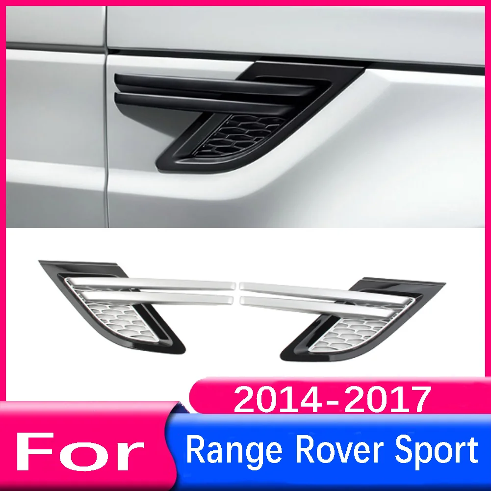 

Car Side Fender Mesh Grille Exterior Air Intake Grill Vent Air Vent Grid Outlet For Land Rover Range Rover Sport L494 2014-2017