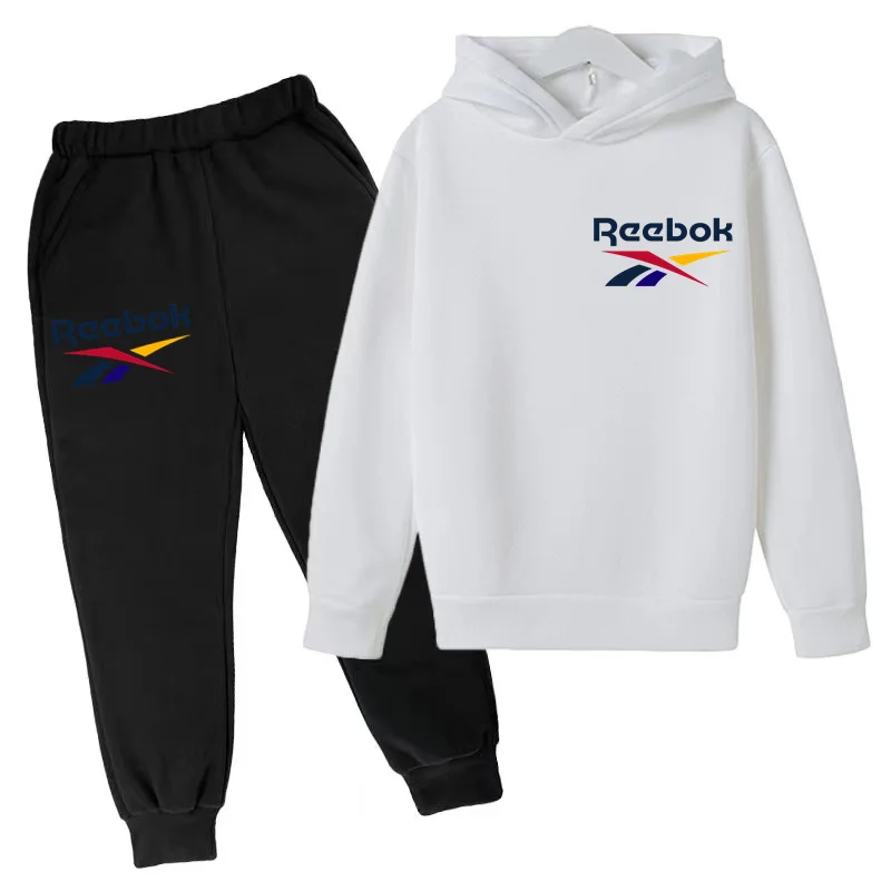 Kinder Herbst Winter Hoodie Junge Mädchen 3-12 Jahre Buchstaben-Print Kleidung Lässiges Oberteil+Hose 2-teiliges Marken-Sportmantel Jogging-Set Kindergeschenk – Detail 18