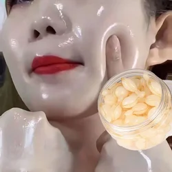 80PCS VC Collagen Facial Essence Capsule Emulsion Skincare Moisturizing Repair Balance Water Oil Facial Beauty Korean Cosmetics